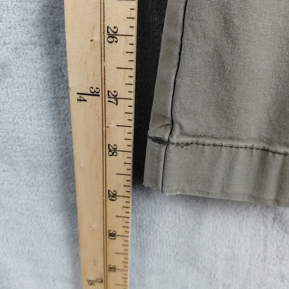 LL Bean Favorite Fit Pants Womens 8 Reg Taupe‎ Gray Straight Leg Chino 507466